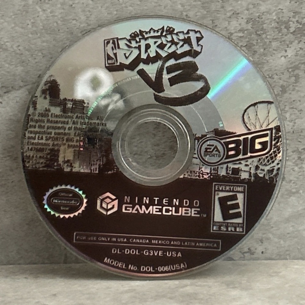 NBA Street Vol. 3 V3 (Nintendo GameCube, 2005) Game Disc Only
